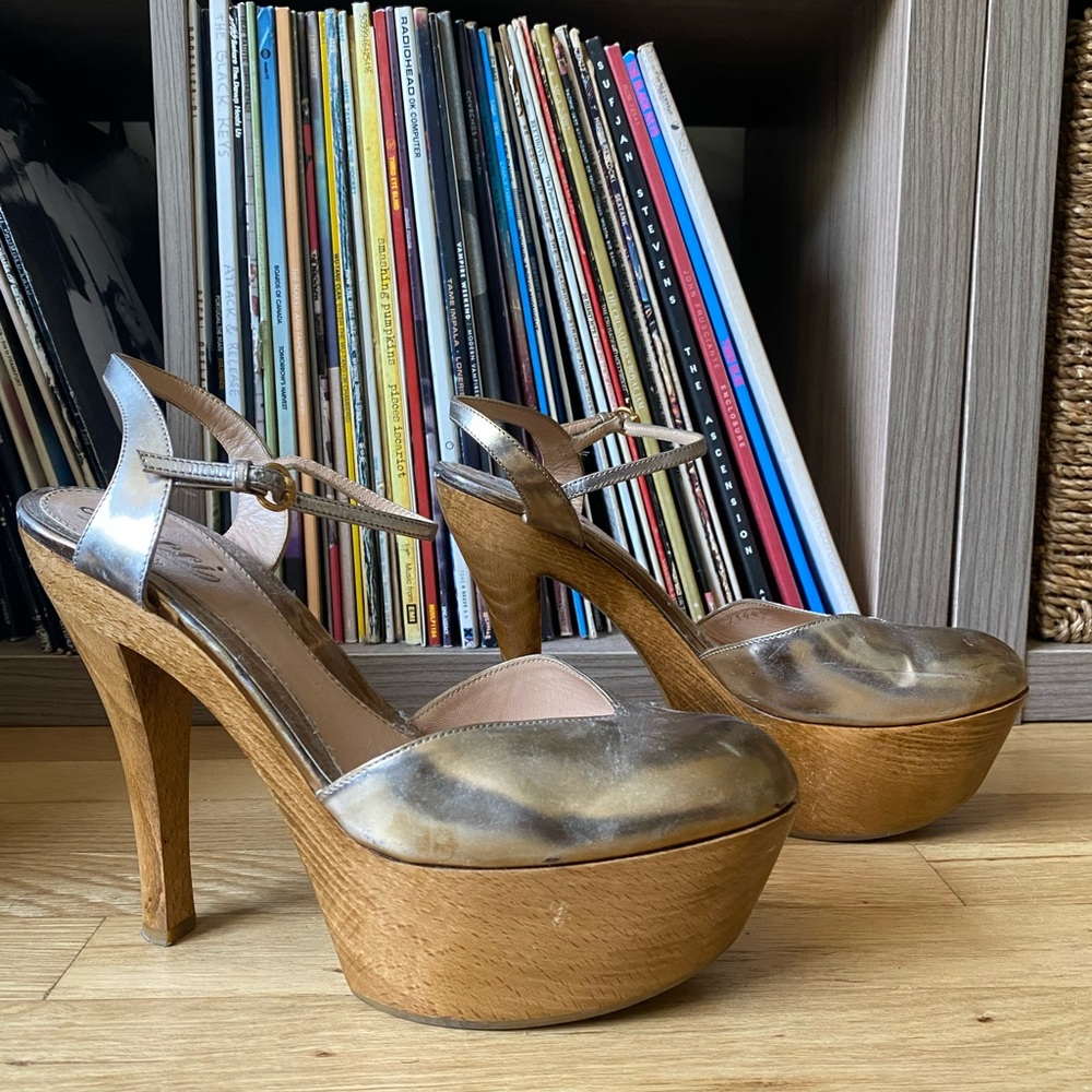Gucci platform heels
